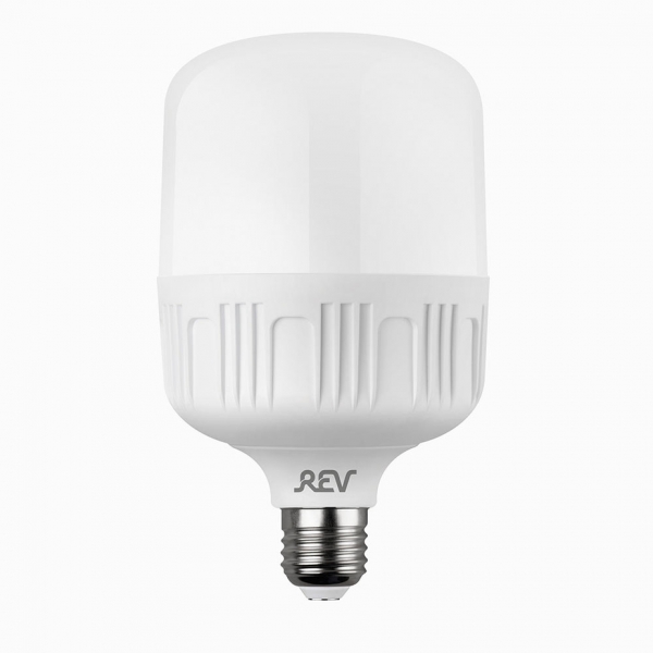Лампа светодиодная REV 30 Вт E27 цилиндр T100 6500К холодный белый свет 180-240 В прозрачная