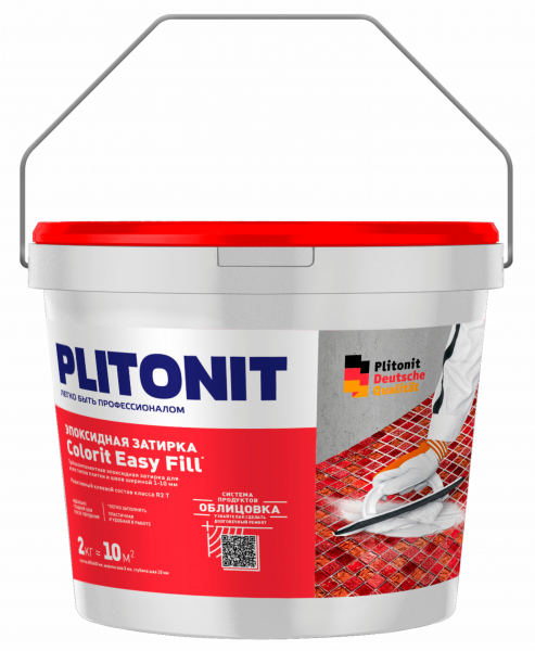 Затирка эпоксидная PLITONIT Colorit EasyFill титановый  2кг
