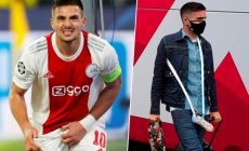 Душан Тадич ударился пахом о штангу в матче «Боруссия» Дортмунд — «Аякс» — 1:3, фото, мемы