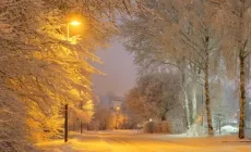 Мощный снегопад накрыл Екатеринбург